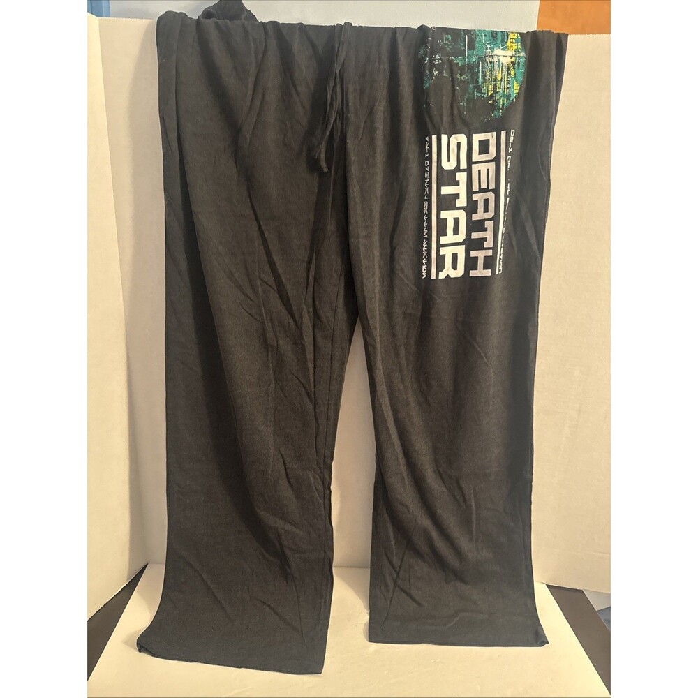 Star Wars Death Star DS-1 Orbital Battle Station Pajama Pants Mens 1XLT Tall New